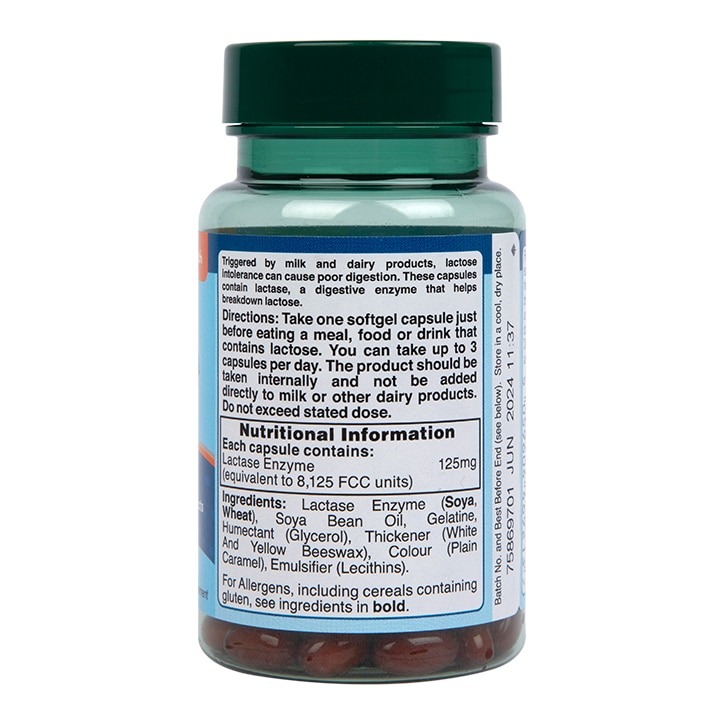 Holland & Barrett Lactase Enzyme 125mg 120 Capsules